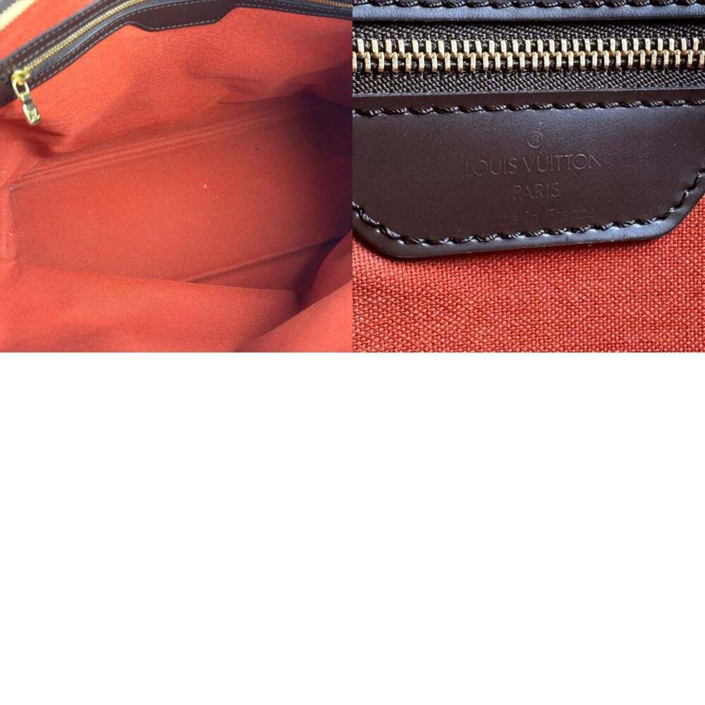 LOUIS VUITTON Authentic Brown Damier Leather Shoulder Bag - Picture 5 of 5